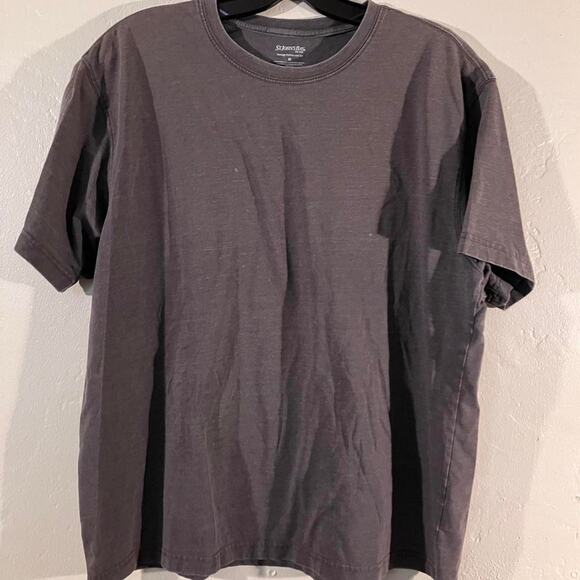 St. John’s Bay Blank Faded‎ Grey Crewneck T-shirt - Picture 1 of 4